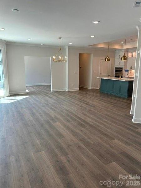 Spacious, unfurnished interior of a new home in The Courtyards at Hodges Farm, Charlotte (Image 11).