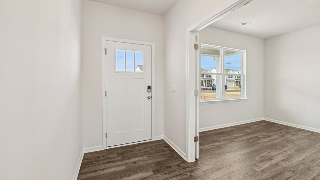 Spacious, unfurnished interior of a new home in Shahbain Reserve, Raeford (Image 12). Spacious, unfurnished interior of a new home in Shahbain Reserve, Raeford (Image 12).