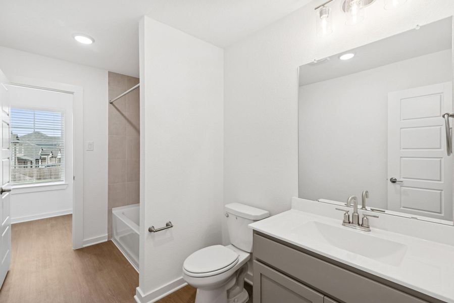 Furnished interior view inside a new home in Summerview, Fulshear (Image 9).