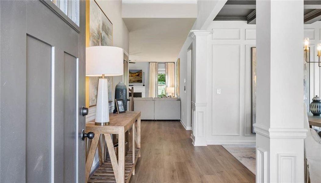 Furnished interior view inside a new home in Camp Creek Village, Atlanta (Image 9).
