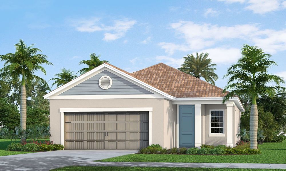 Representative exterior photo of a completed home built from the Dream 2 by Neal Communities in Grand Park, Sarasota, FL (Image 2).
