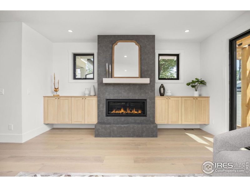 Gas Fireplace in Living Room
