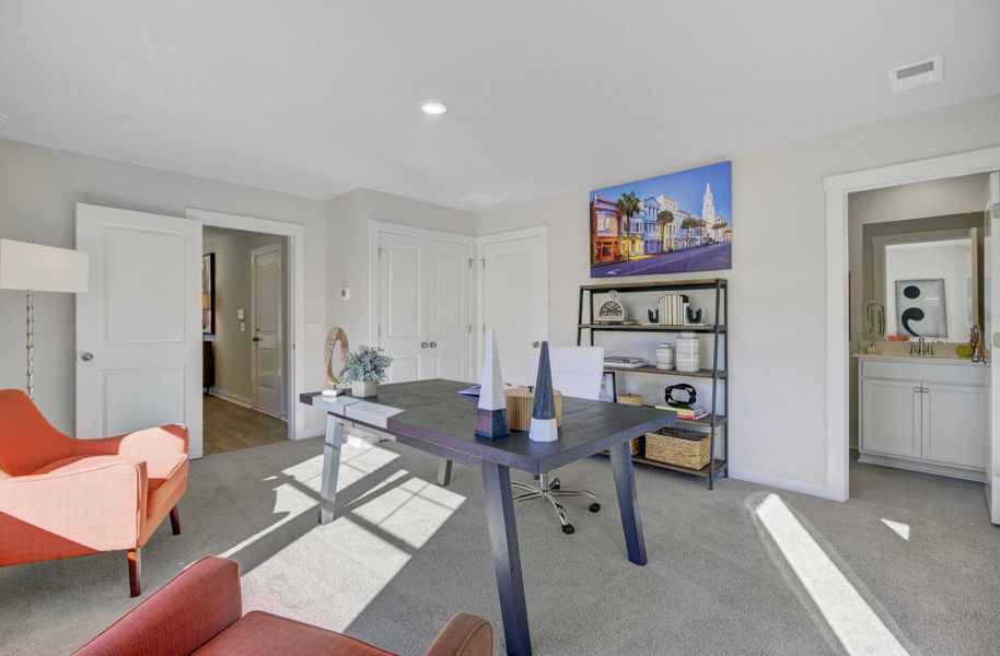 Furnished interior view inside a new home in , Johns Island (Image 6).