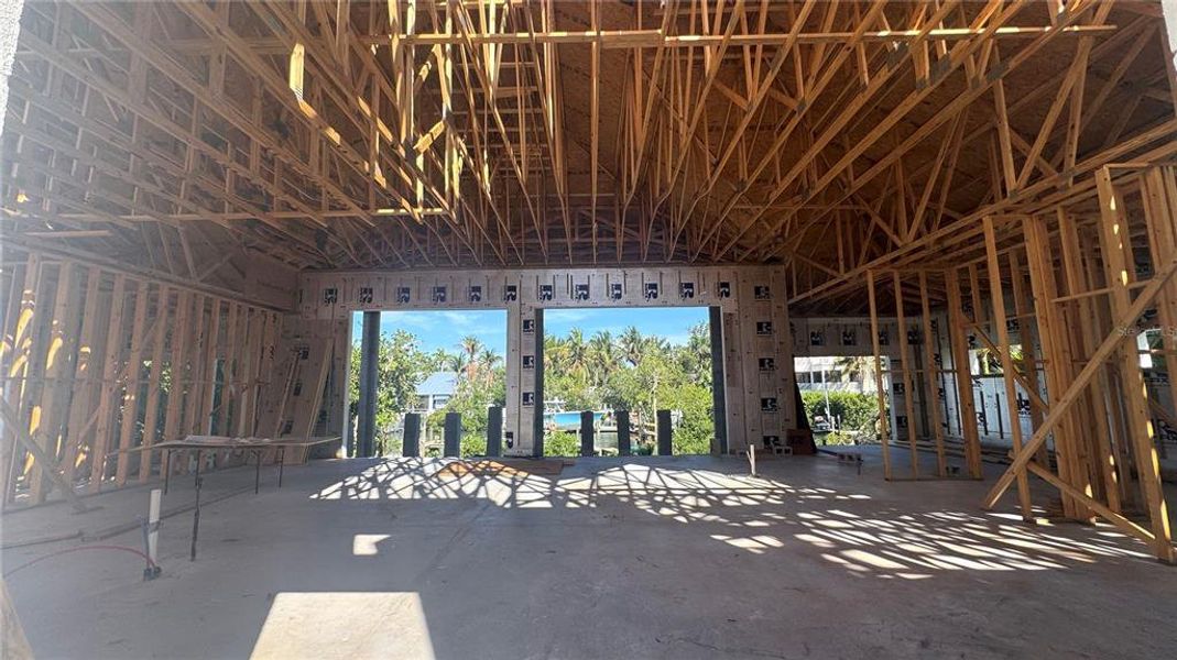 In-progress construction of a new home in , Sarasota, FL (Image 14).