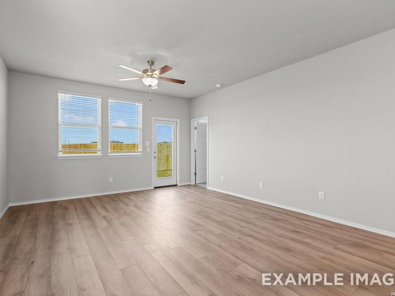 Spacious, unfurnished interior of a new home in Agave, San Antonio (Image 16). Spacious, unfurnished interior of a new home in Agave, San Antonio (Image 16).