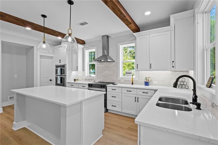 Furnished interior view inside a new home in , Marietta (Image 7).