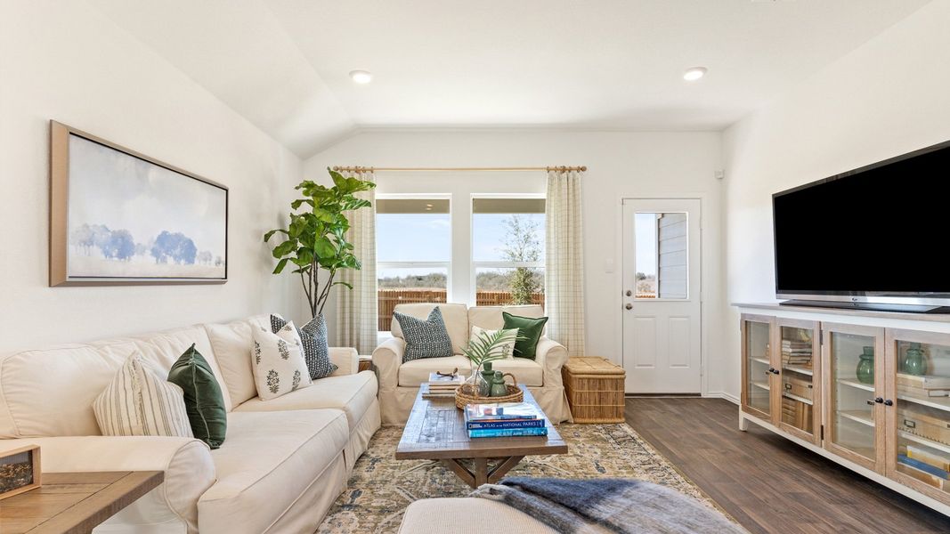 Furnished interior view inside a new home in Watermill, Kyle (Image 15).