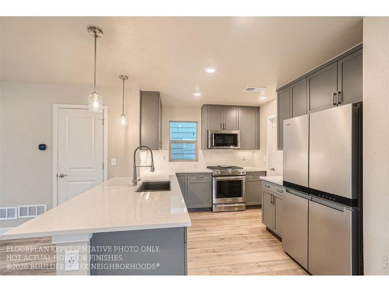 Furnished interior view inside a new home in , Boulder (Image 3).