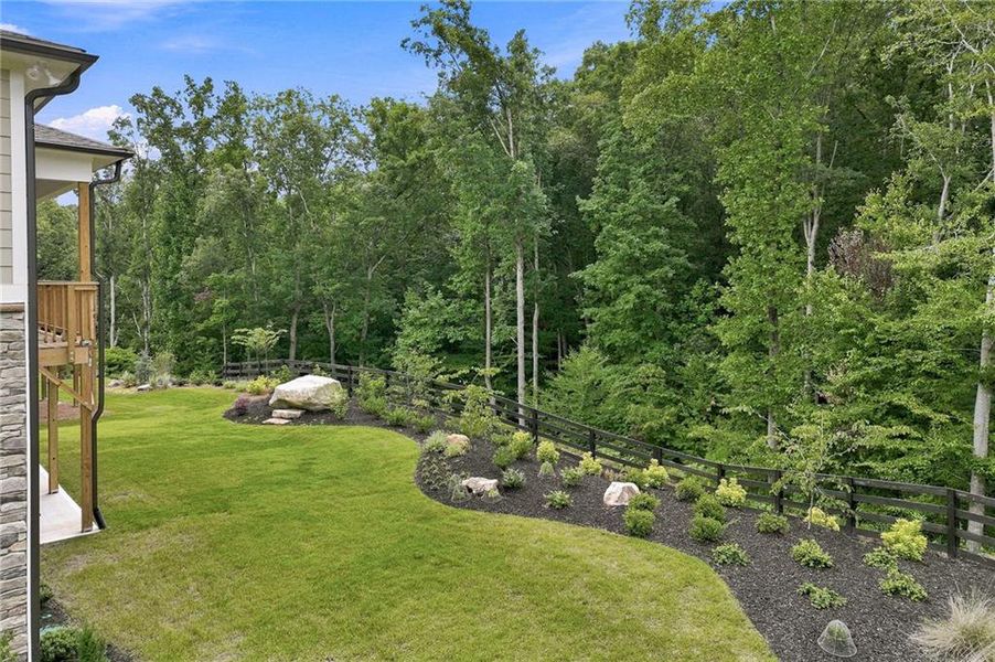 Exterior details and patio area of a home in , Flowery Branch (Image 26). Exterior details and patio area of a home in , Flowery Branch (Image 26).