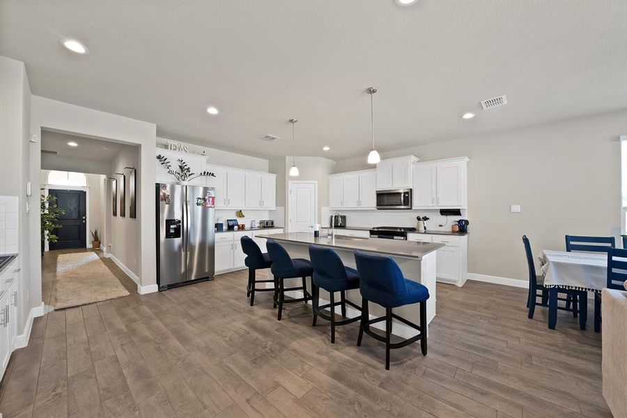 Furnished interior view inside a new home in Pecan Square, Northlake (Image 12).