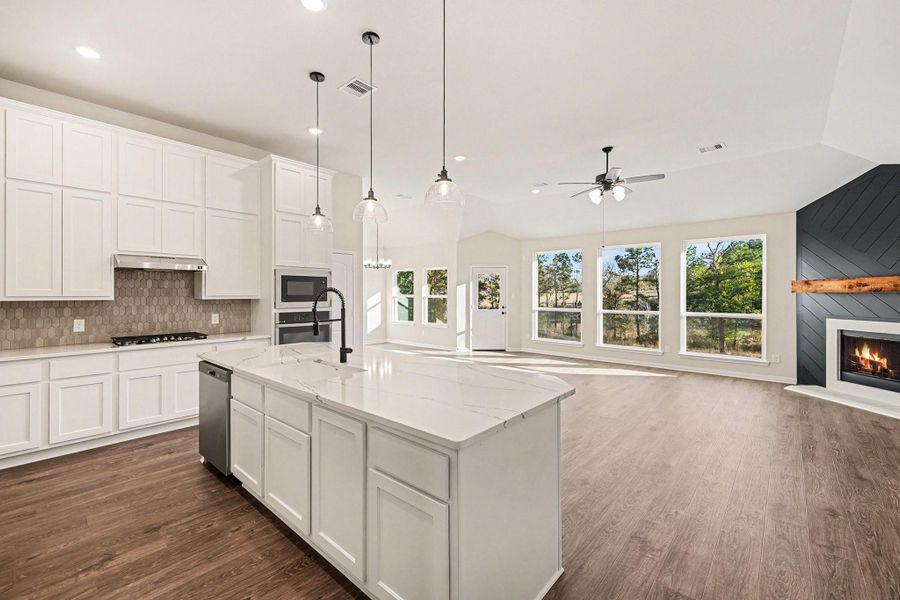 Furnished interior view inside a new home in Rose Hill Estates, Willis (Image 11).