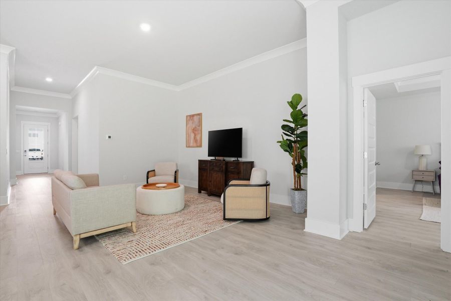 Furnished interior view inside a new home in Sheep Island, Summerville (Image 7).