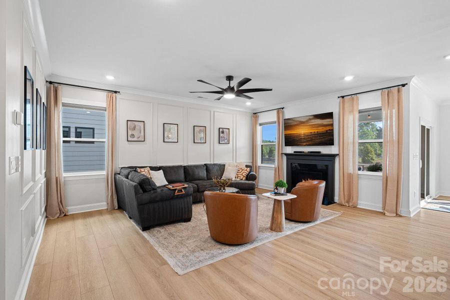 Furnished interior view inside a new home in , Huntersville (Image 6).