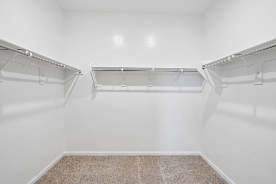 Primary walk in closet