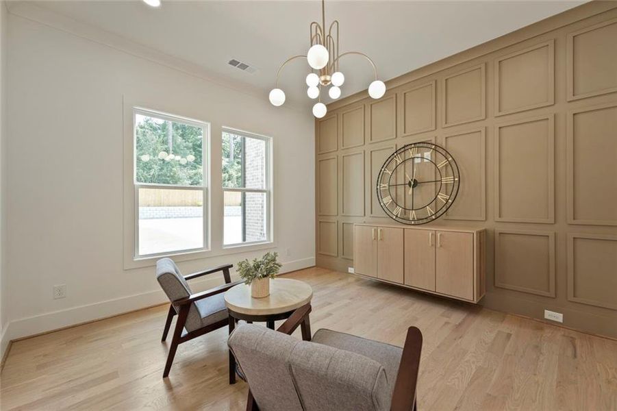 Furnished interior view inside a new home in , Grayson (Image 10).