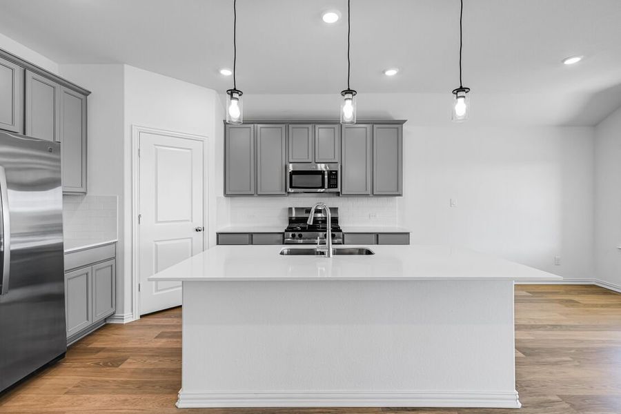 Furnished interior view inside a new home in Parks at Foster Crossing, Anna (Image 5).