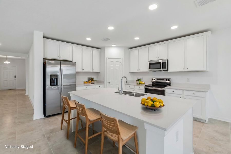 Kitchen - Virtually Staged Kitchen - Virtually Staged