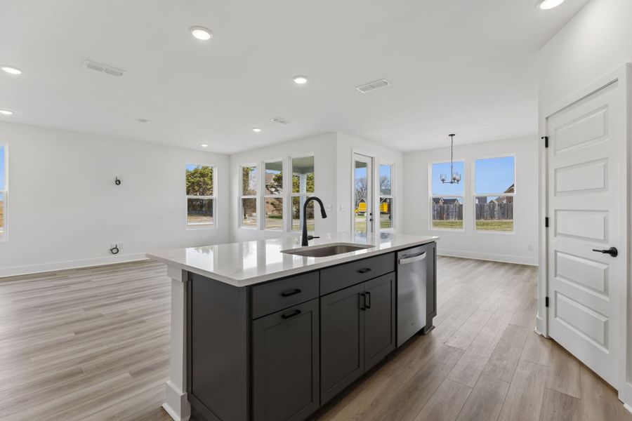 Furnished interior view inside a new home in Glenview Farms, Murfreesboro (Image 37).