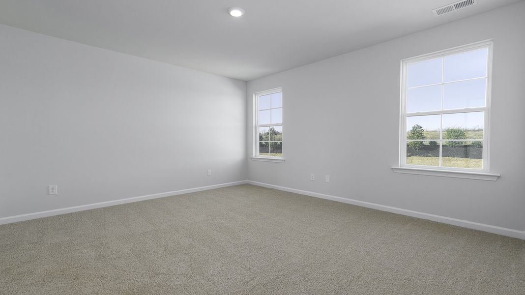Representative unfurnished interior of a home built from the TAYLOR by D.R. Horton in Aspen Place, Thomasville (Image 17).
