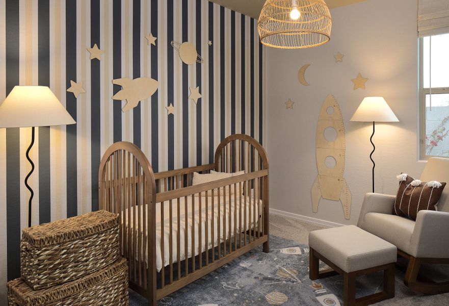 Representative furnished interior of a home built from the Larkspur by Ashton Woods in La Privada, Goodyear (Image 11).