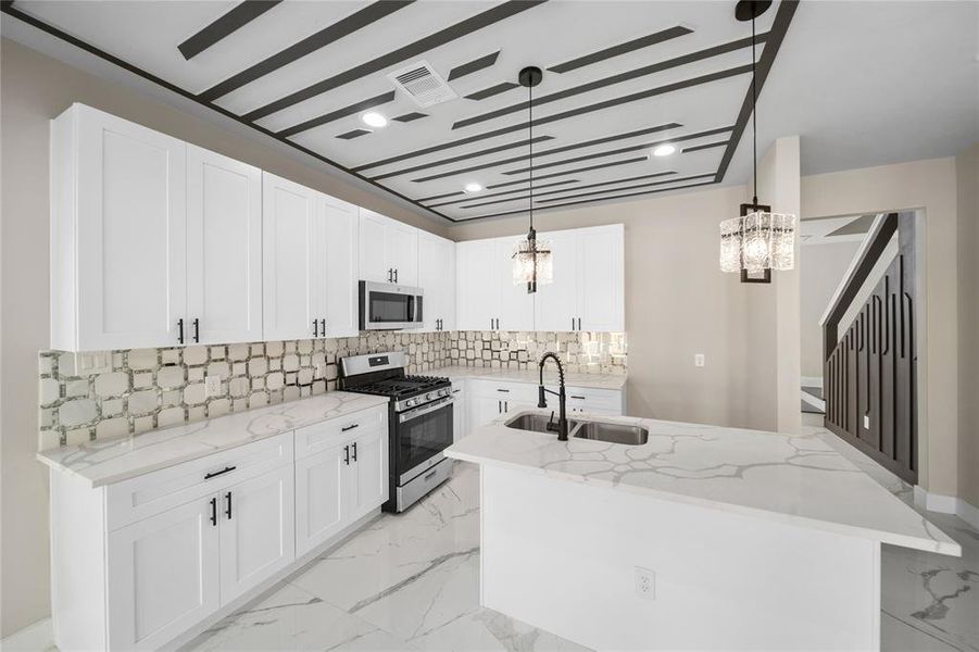 Furnished interior view inside a new home in , Houston (Image 6). Furnished interior view inside a new home in , Houston (Image 6).