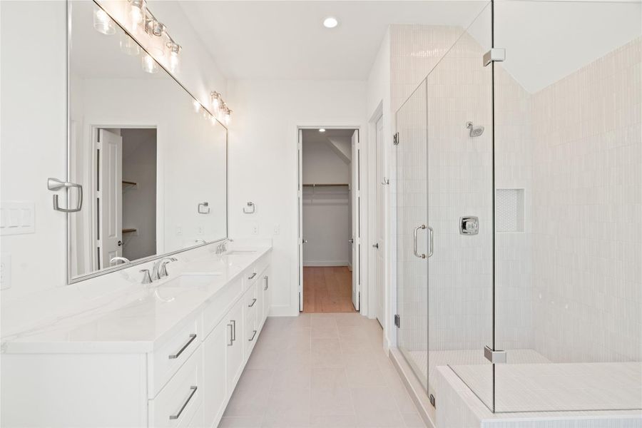 Furnished interior view inside a new home in , Houston (Image 9).