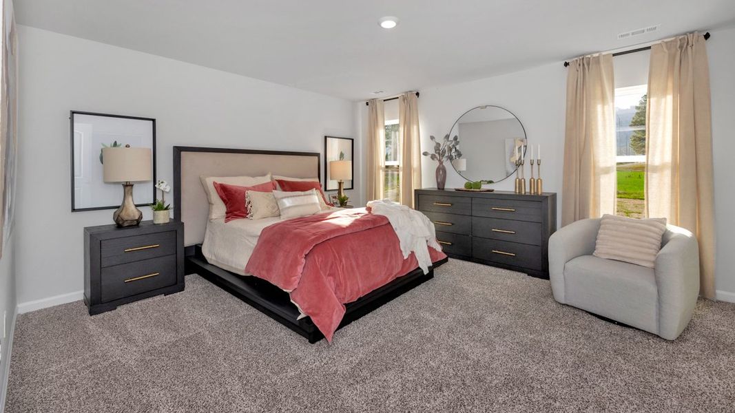 Representative furnished interior of a home built from the Lakeside by D.R. Horton in Bailey Park, Fayetteville (Image 24).