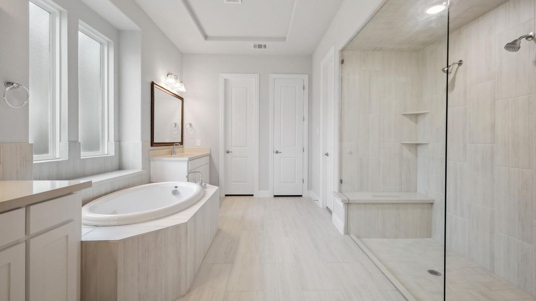 Furnished interior view inside a new home in Mostyn Manor Reserve, Magnolia (Image 5).