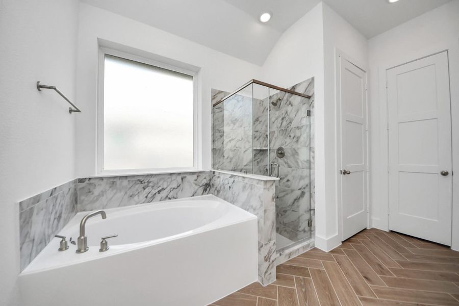 Furnished interior view inside a new home in Amira: Premier Collection, Tomball (Image 8).