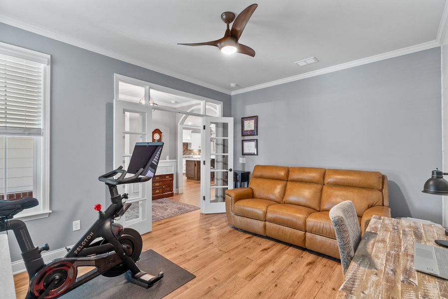 Furnished interior view inside a new home in Sea Island Preserve, Johns Island (Image 33).