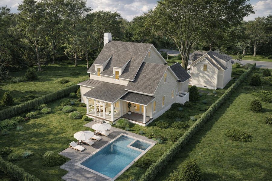 Front exterior of a new home in , Mount Pleasant, SC, highlighting curb appeal (Image 5).