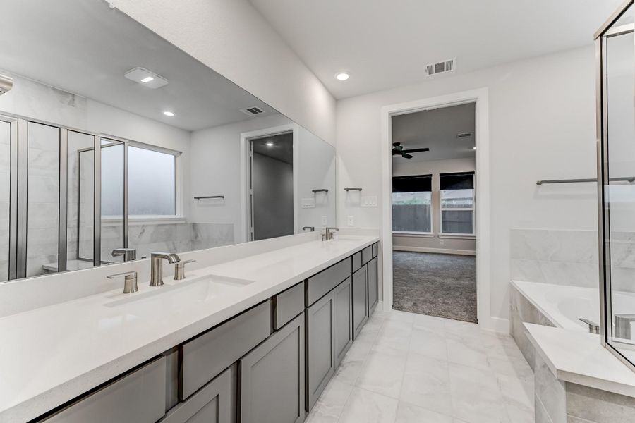 Furnished interior view inside a new home in , Cypress (Image 5).