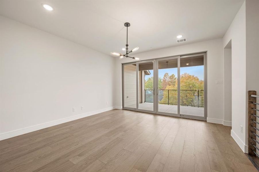 This spacious game room paired with a covered, outdoor deck creates the perfect entertainment zone. This spacious game room paired with a covered, outdoor deck creates the perfect entertainment zone.