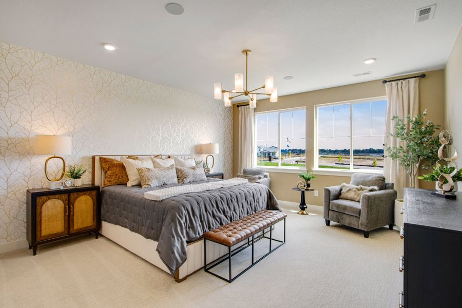 Representative furnished interior of a home built from the The Calloway by Tri Pointe Homes in Cordovan, Firestone (Image 27). Representative furnished interior of a home built from the The Calloway by Tri Pointe Homes in Cordovan, Firestone (Image 27).