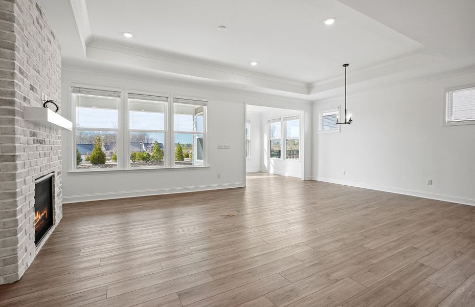 Spacious, unfurnished interior of a new home in Carolina Riverside, Belmont (Image 24).