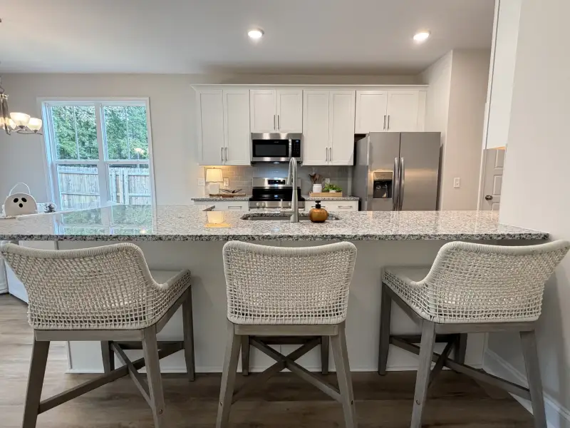 Furnished interior view inside a new home in Parkwood Estates, Leland (Image 4).