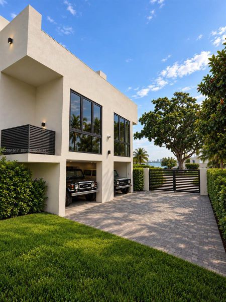Exterior details and patio area of a home in , Miami (Image 16).