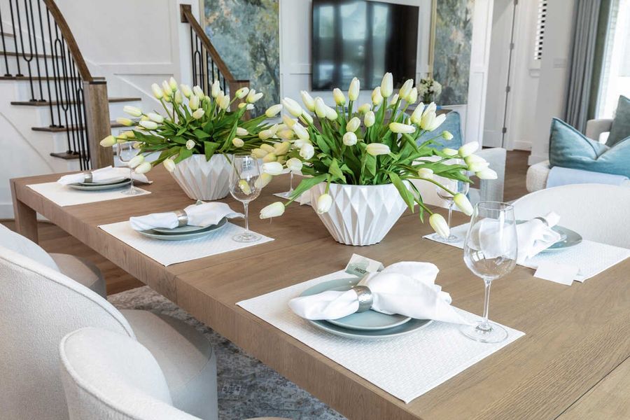 Representative Dining Room - some options shown