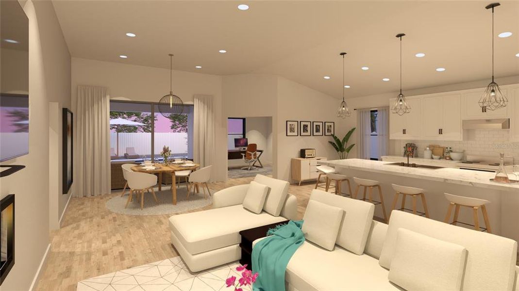 Furnished interior view inside a new home in , Palm Bay (Image 4).