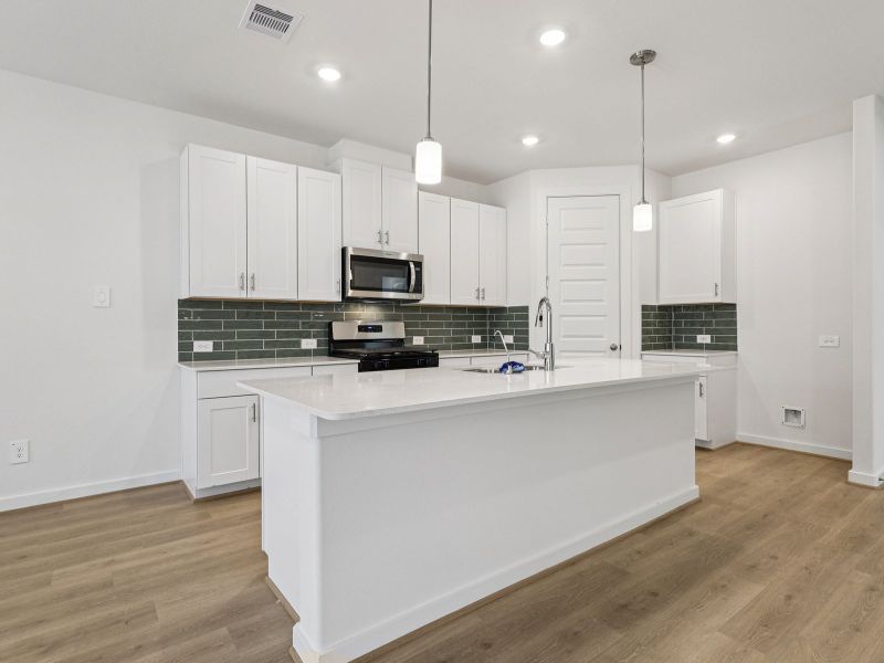 Furnished interior view inside a new home in Spring Brook Village - City Series, Houston (Image 10).