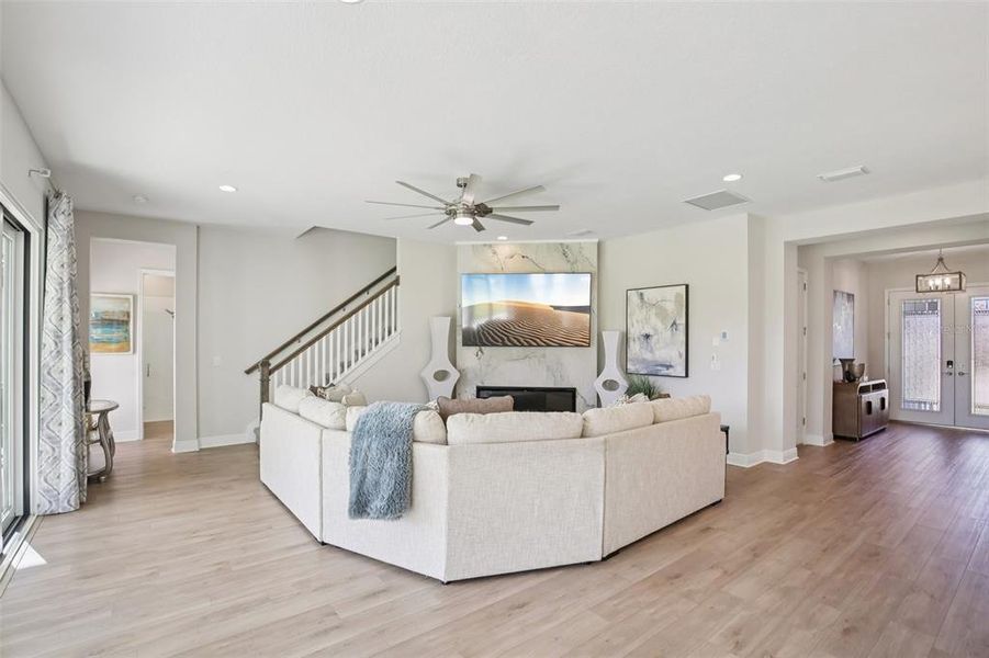 Furnished interior view inside a new home in Hawkstone, Lithia (Image 29). Furnished interior view inside a new home in Hawkstone, Lithia (Image 29).