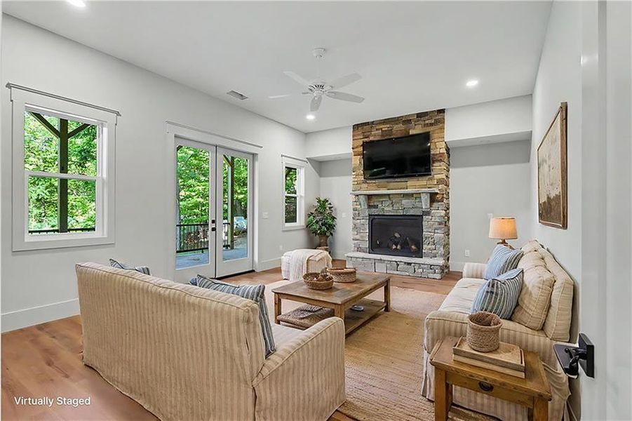Furnished interior view inside a new home in , Morganton (Image 42). Furnished interior view inside a new home in , Morganton (Image 42).