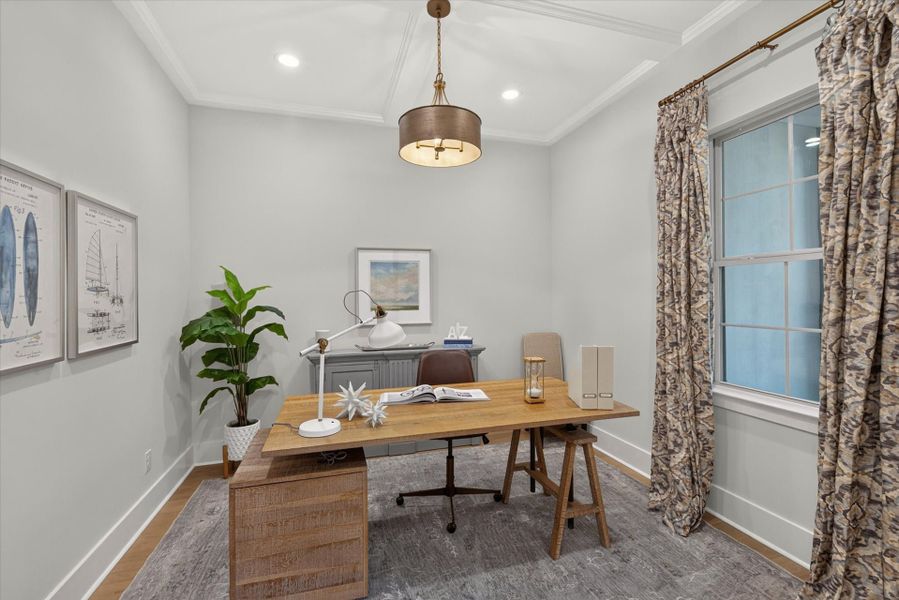 Furnished interior view inside a new home in Riverchase Estates, Lancaster (Image 5).