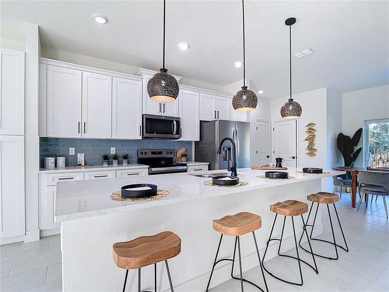 Furnished interior view inside a new home in , Lehigh Acres (Image 7).