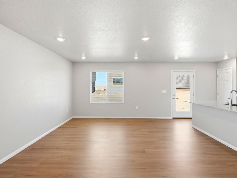 Spacious, unfurnished interior of a new home in Lorson Ranch: The Trail Collection, Colorado Springs (Image 11). Spacious, unfurnished interior of a new home in Lorson Ranch: The Trail Collection, Colorado Springs (Image 11).