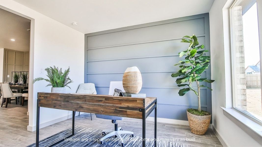 Furnished interior view inside a new home in Viridian, Lubbock (Image 21).