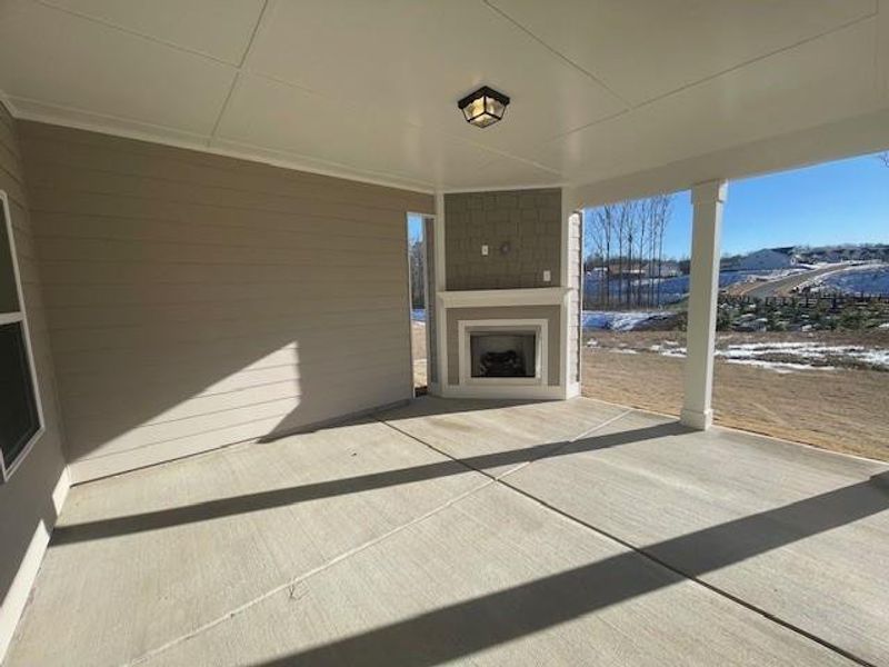 Exterior details and patio area of a home in Ponderosa Farms Estates, Gainesville (Image 16).