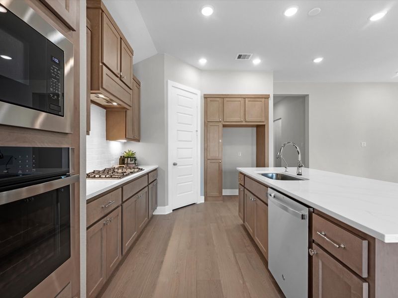 Furnished interior view inside a new home in Oakhill Reserve, Tomball (Image 9).