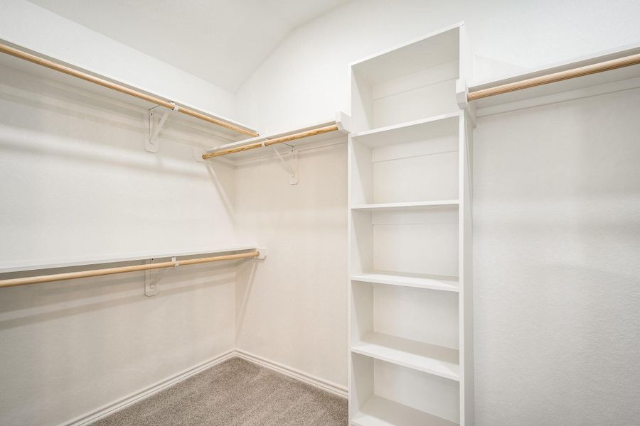 Primary closet Primary closet