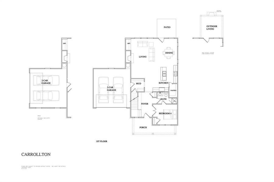 2D floor plan layout of this home in , Dallas, GA (Image 3).